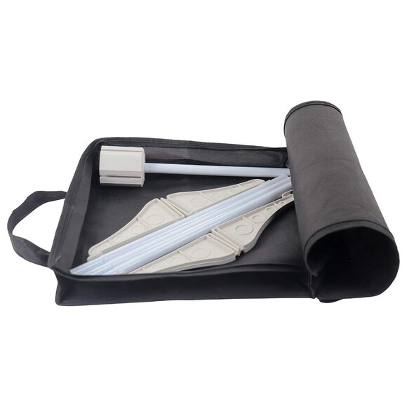 5FT White Christmas Pop Up Tinsel Tree Holiday Decor Collapsible - Picture 4 of 5